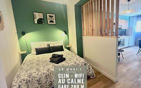 Le Quai 1 - Spacieux Studio Neuf Calme - Clim - Wifi - Gare A 200M