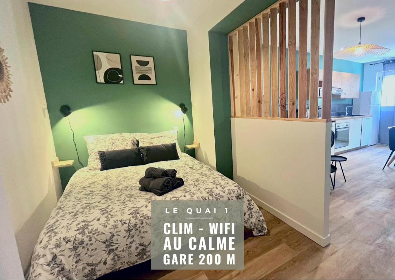 Le Quai 1 - Spacieux Studio Neuf Calme - Clim - Wifi - Gare A 200M Agen Exterior photo